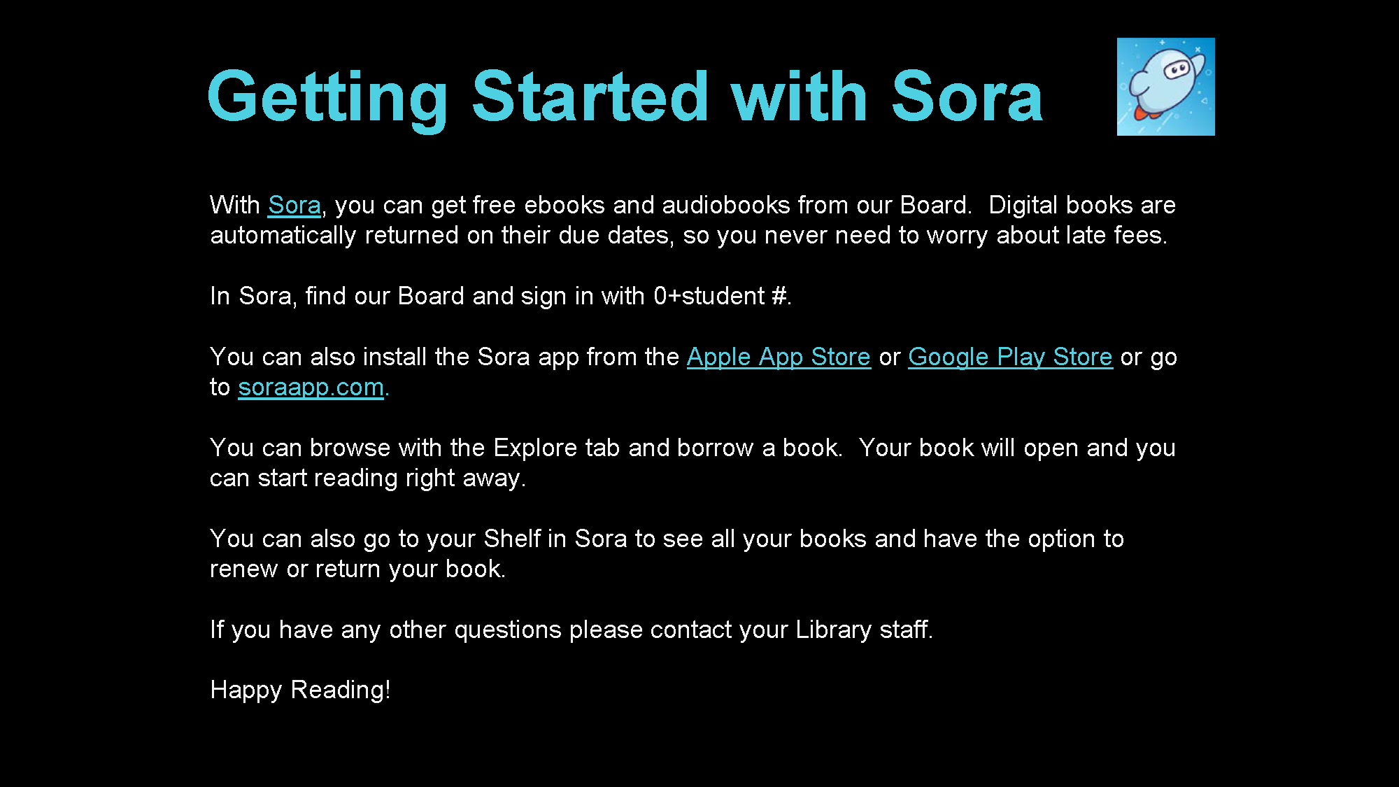 Getting Started with Sora - instructions